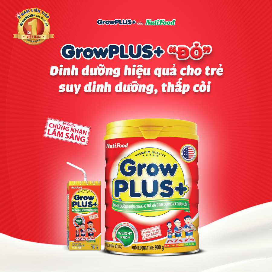 sữa Grow Plus đỏ cho trẻ sơ sinh